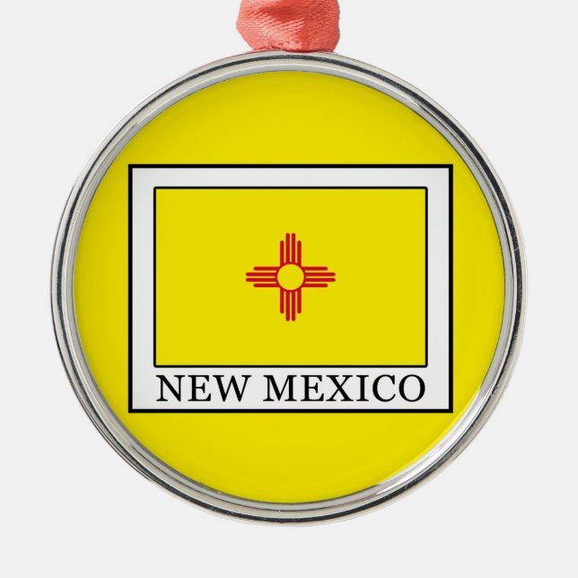 New Mexico Metal Tree Decoration (Front)