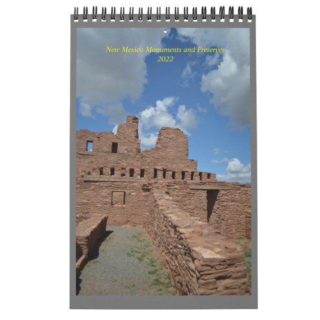 New Mexico Monuments and preserves Calendar (Cover)