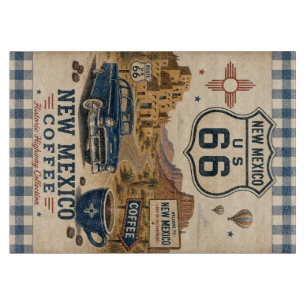 New Mexico Mother Road Coffee Kitchen Cutting Board