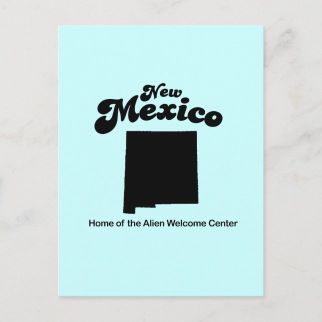 New Mexico Motto - Alien Welcome  Centre Postcard (Front)