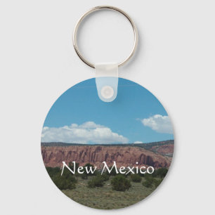 New Mexico Mountain landscape Key Ring