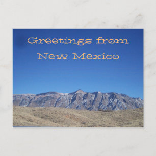 New Mexico Mountain View Postcard