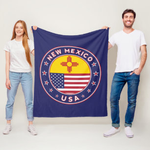 New Mexico, New Mexico sticker, phone case Fleece Blanket