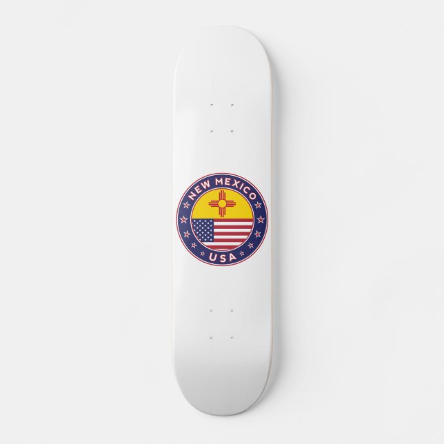 New Mexico, New Mexico sticker, phone case Skateboard (Front)