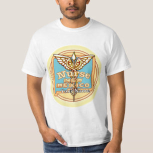 New Mexico Nurse Caduceus  T-Shirt