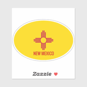 New Mexico Oval Flag