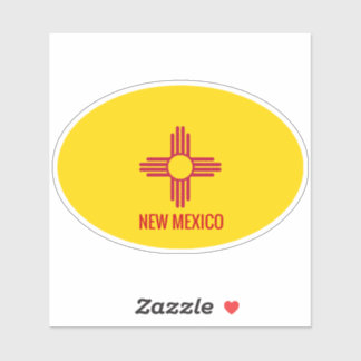 New Mexico Oval Flag
