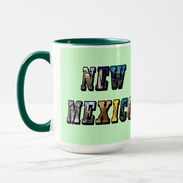 New Mexico Picture Text Mug (Left)