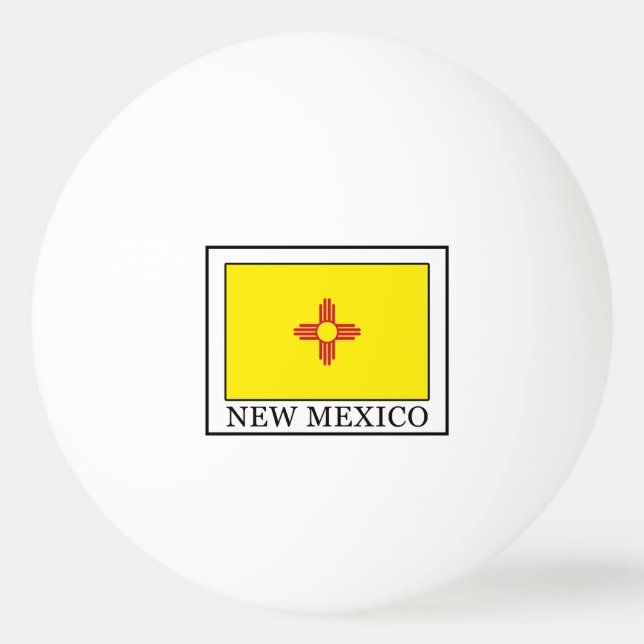 New Mexico Ping Pong Ball (Front)