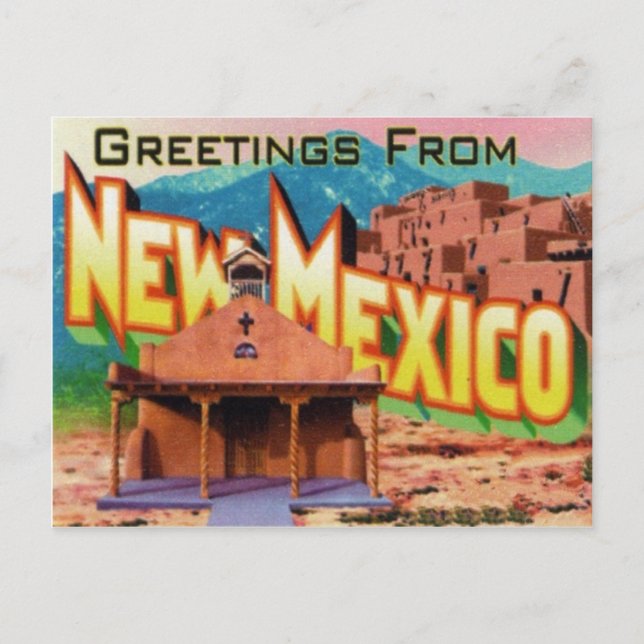 New Mexico Postcard (Front)
