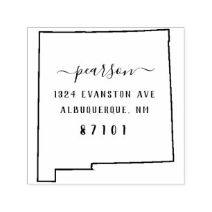 New Mexico Return Address Stamp Self-Inking