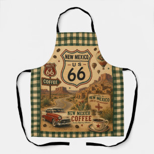 New Mexico Route 66 Enchanted Café Road Apron