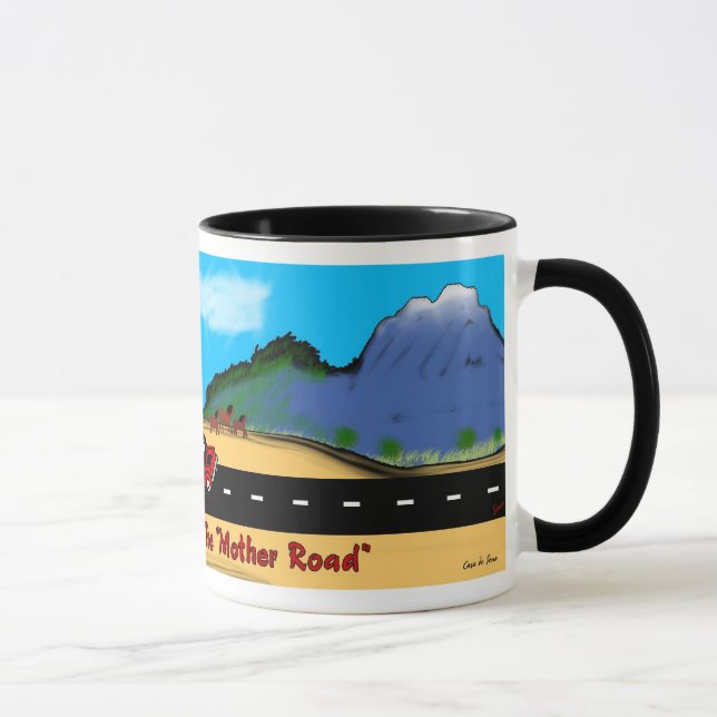 New Mexico - Route 66 Panorama Mug (Right)