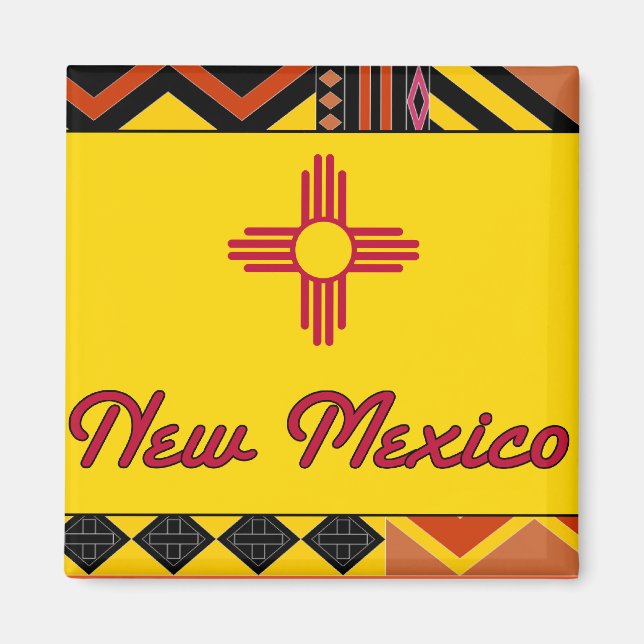 New Mexico Santa Fe Magnet (Front)