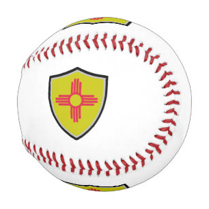 New Mexico shield flag baseball