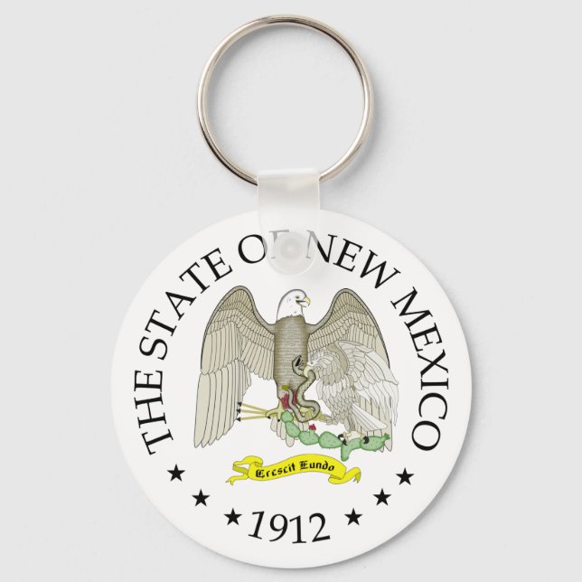 New Mexico sign Key Ring (Front)