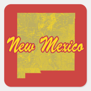 New Mexico Square Sticker
