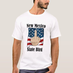 New Mexico state bird t-shirt middle finger