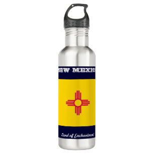 New Mexico state flag 710 Ml Water Bottle