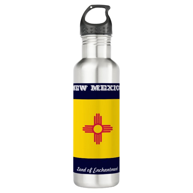 New Mexico state flag 710 Ml Water Bottle (Front)