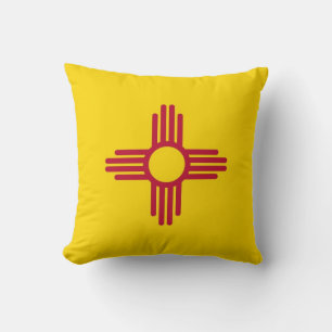 New Mexico State Flag American MoJo Pillow