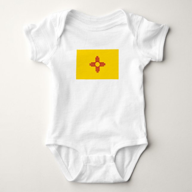 New Mexico State Flag Baby Bodysuit (Front)