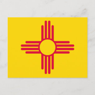 New Mexico State Flag Design Decor Postcard