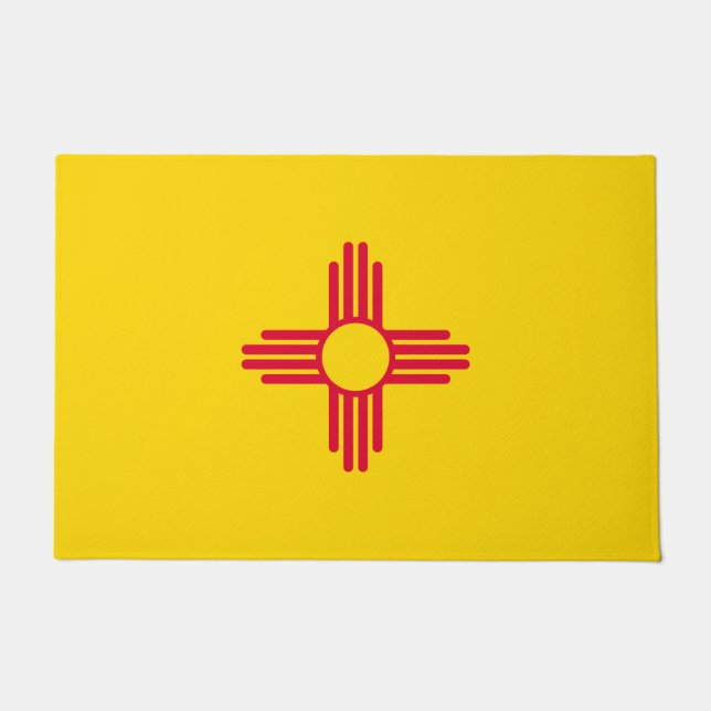 New Mexico State Flag Design Doormat (Front)