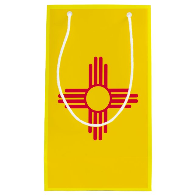 New Mexico State Flag Design Small Gift Bag (Front)