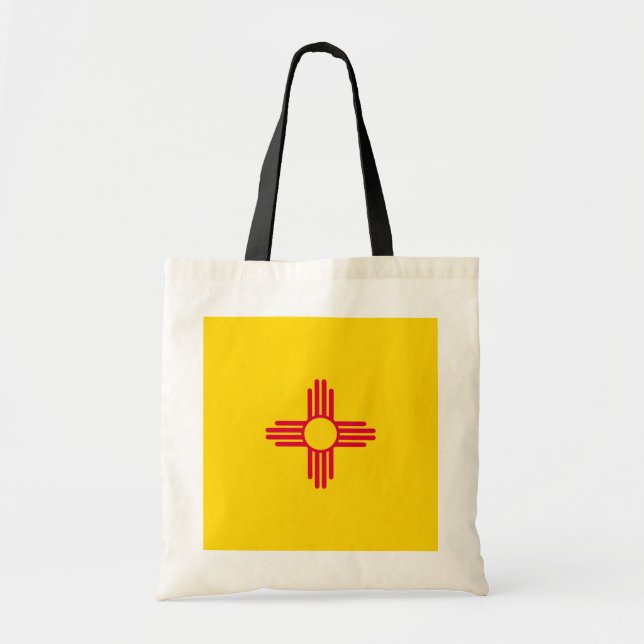 New Mexico State Flag Design Tote Bag (Front)