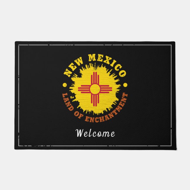 NEW MEXICO STATE FLAG DOORMAT (Front)