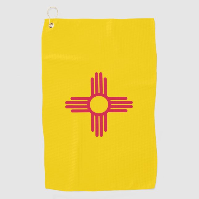New Mexico State Flag Golf Towel (Front)
