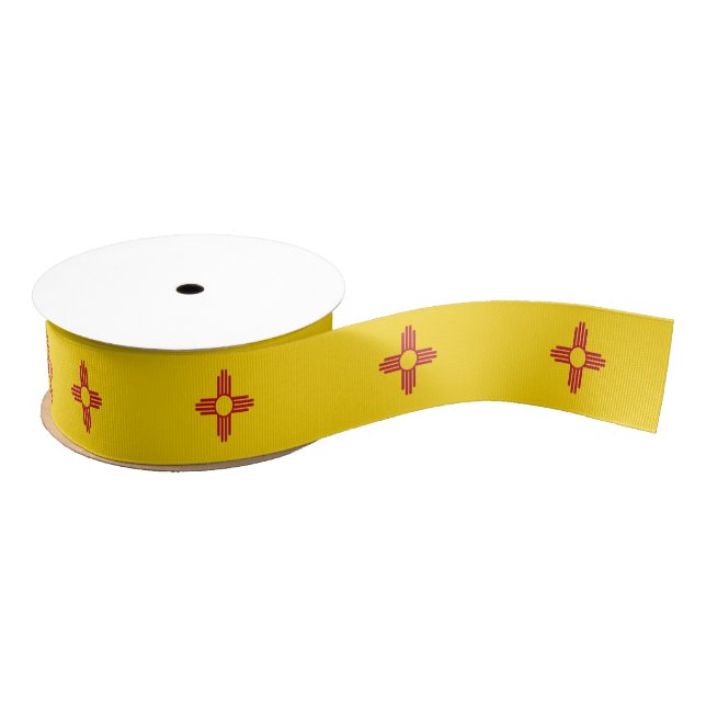 New Mexico State Flag Grosgrain Ribbon (Spool)