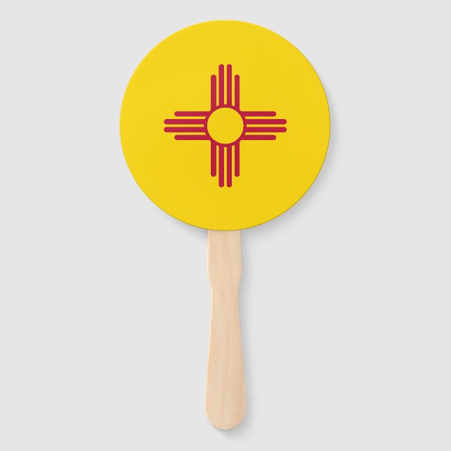 New Mexico State Flag Hand Fan (Front)