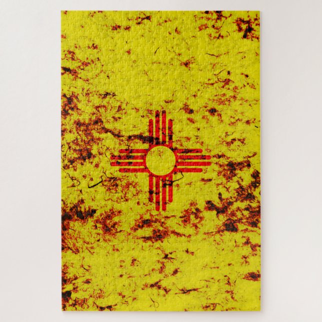 New Mexico State Flag Jigsaw Puzzle (Vertical)