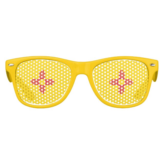 New Mexico State Flag Kids Sunglasses (Front)