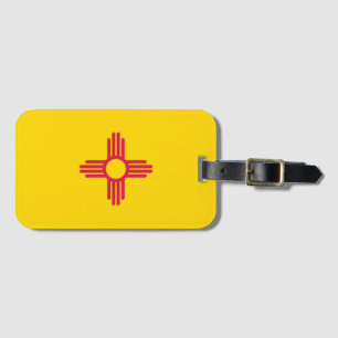 New Mexico State Flag Luggage Tag