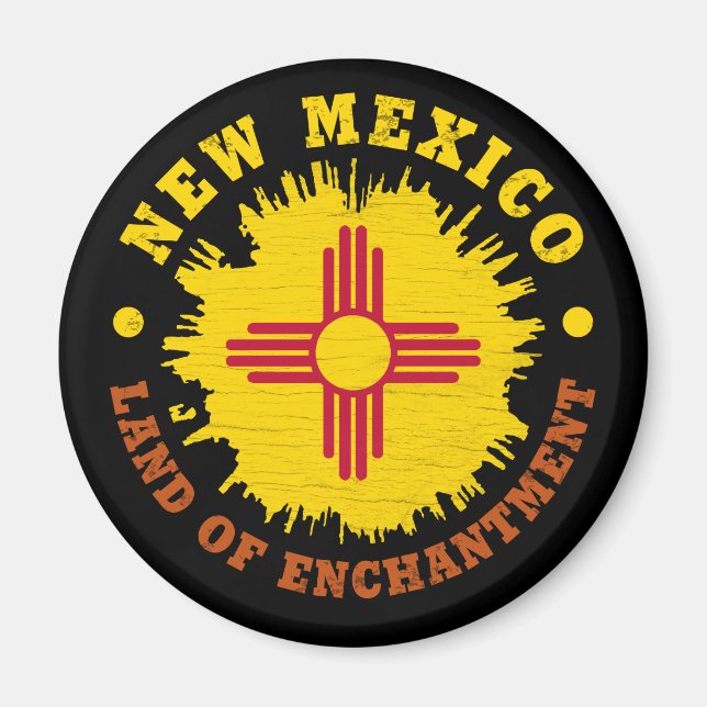 NEW MEXICO STATE FLAG MAGNET (Front)