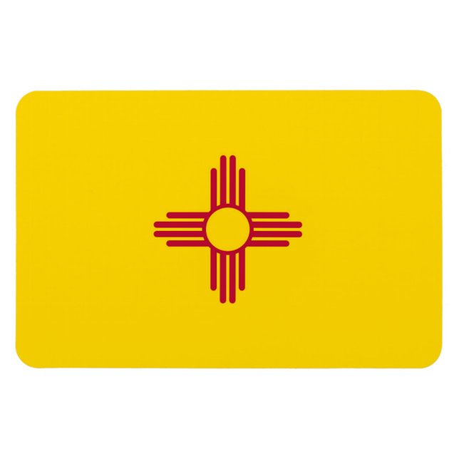 New Mexico state flag Magnet (Horizontal)