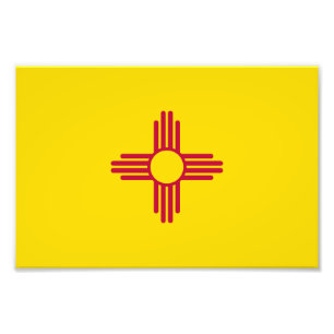New Mexico State Flag Photo Print