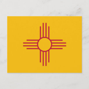 New Mexico State Flag Postcard