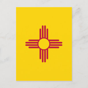 New Mexico State Flag Postcard