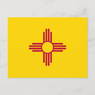 New Mexico State Flag Postcard