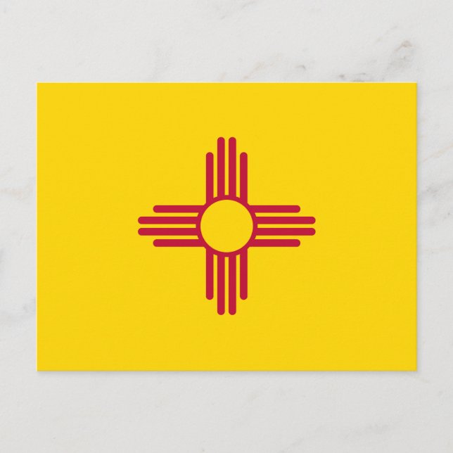 New Mexico State Flag Postcard (Front)