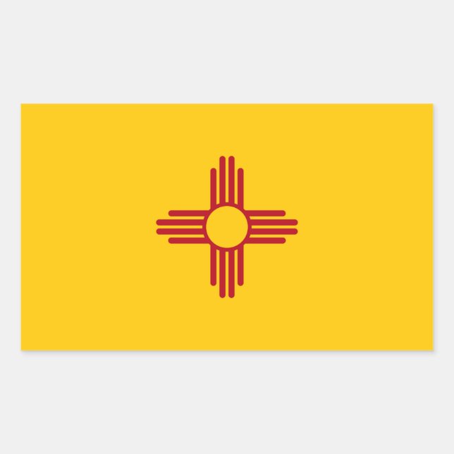New Mexico State Flag Sticker (Front)