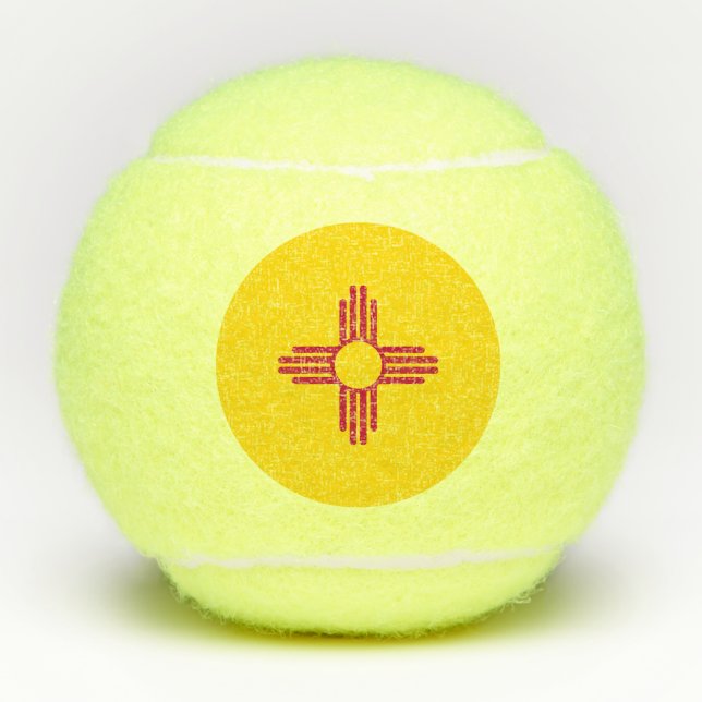 New Mexico State Flag Tennis Balls (Front)