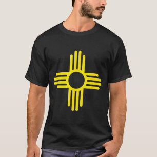 New Mexico State Flag Zia Symbol Flag  T-Shirt