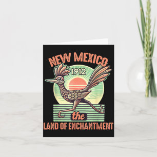 New Mexico State Land Of Enchantment Road Runner S Card