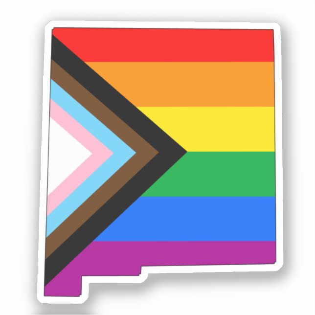 New Mexico State Pride LGBTQ Progress Pride (Front)