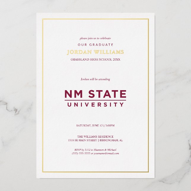 New Mexico State University Graduation (Front)